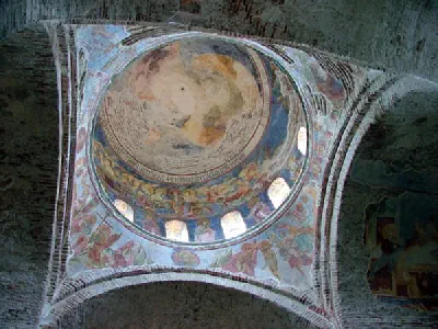 Fresco inside Ayasofya Museum