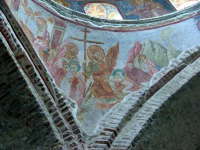 Fresco inside Ayasofya Museum
