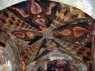 Fresco inside Ayasofya Museum
