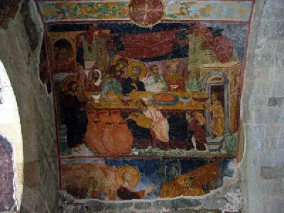 Fresco inside Ayasofya Museum
