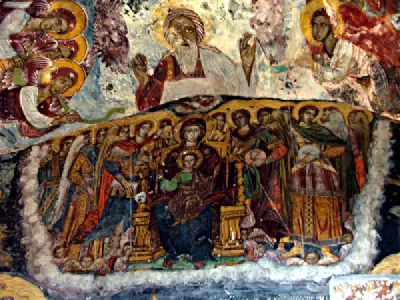 Fresco in Sümela Monastry