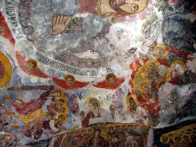 Fresco in Sümela Monastry