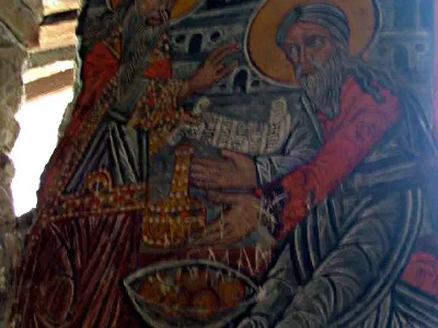 Fresco in Sümela Monastry
