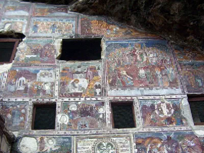 Fresco in Sümela Monastry